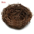 thumbnail image 2 of Handmade Vine Brown Bird Nest House Home Nature Craft Holiday Decoration, 2 of 5
