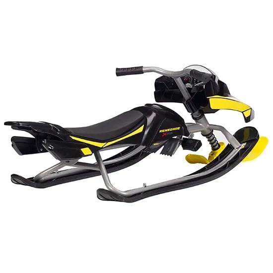 Luge Enfant Susoso – Motoneige Dirigeable, Frein Pied, Capacité 80 Kg, Coussin Réglable, Pour Dès 3 Ans
