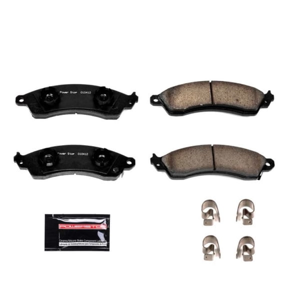 Power Stop Z23-412 Z23 Evolution Sport Carbon Fiber-Ceramic Brake Pad -Front