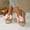 Pink#13, variant on Women's Fashion Casual Summer Bow Detail Slide Sandals – Chunky Wedge Heel Slip-Ons with Thick Sole for Outdoor Comfort,Plus Size