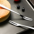 thumbnail image 4 of Wosthever Pack of 5 Fruit Forks Stainless Cake Small Dessert Restaurant Steel Kitchen Flatware Biscuit Salad Snack Tableware Cookie Type3 NO3 Wosthever HA064879-01B, 4 of 6