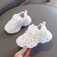thumbnail image 6 of enyan Girls Cheerleading Shoes Breathable Youth Cheer Competition Sneakers Athletic Training Dance Tennis Walking Shoes Girls Shoes,White,Size 8, 6 of 7