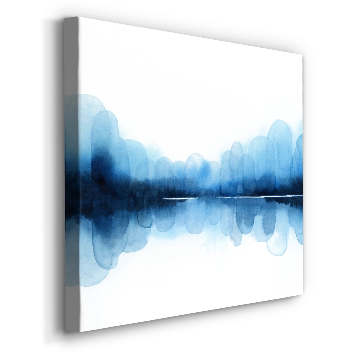 Wexford Home Ultramarine Mirror II-Premium Gallery Wrapped Canvas, 16" x 16" - Ready to Hang