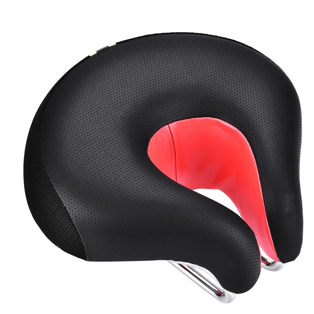 Mountain Bike Split Seat Saddle Bicycle Cycling Riding Soft Comfort Cushion Pad
