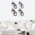 thumbnail image 4 of CIYISON Novelty 3D Metal-Gecko Wall Decor Colorful Lizard Garden Art Sculpture Crafts Ornaments Children's Toys Gift for Friends, 4 of 10