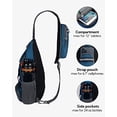 thumbnail image 4 of Mochila Bandolera Waterfly Pequeña Plegable para Senderismo Viajes, 4 of 5