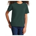 thumbnail image 2 of Yellow Rooster Youth Core Cotton T-Shirts Dark Green S, 2 of 7