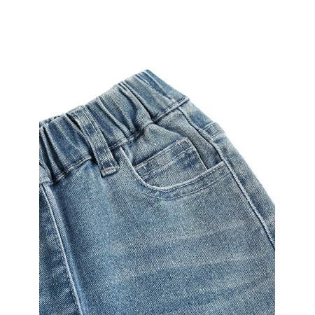 

Plain Tapered/Carrot Medium Wash Toddler Girls Jeans (Girl s)