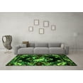 thumbnail image 3 of Ahgly Company Indoor Rectangle Medallion Green French Area Rugs, 2' x 5', 3 of 4