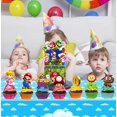 thumbnail image 4 of Decoraciones para pastel VAESCOL Mario, set de 25 piezas para cumpleaños, 4 of 4