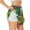 White, variant on Gukieu Spring St Patrick’S Day Irish Gnomes Print Women's Sports Shorts with Drawstring Elastic Waistband for Running, Yoga, Fitness-Medium