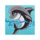 thumbnail image 2 of Cuadros Decorativos Bricolaje diamante pintura completo redondo cristal taladro animal decoración para niños (DX052) Wdftyju embutido en tela, 2 of 8