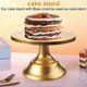 thumbnail image 4 of 8 Inch Cake Stand with Base, Gold Cake Stand for Afternoon Tea, Cupcake Holder Stand for Party, Birthday, Display Plate hwy, 4 of 5