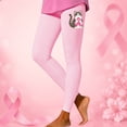 thumbnail image 3 of Cancer Leggings for Women Elastic High Waist Pink Ribbon Slim Fit Tights Pants Workout Yoga Pants, 3 of 5