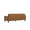 thumbnail image 6 of Porter Designs Soria Top-Grain Leather Upholstered Sofa in Camel, 6 of 7