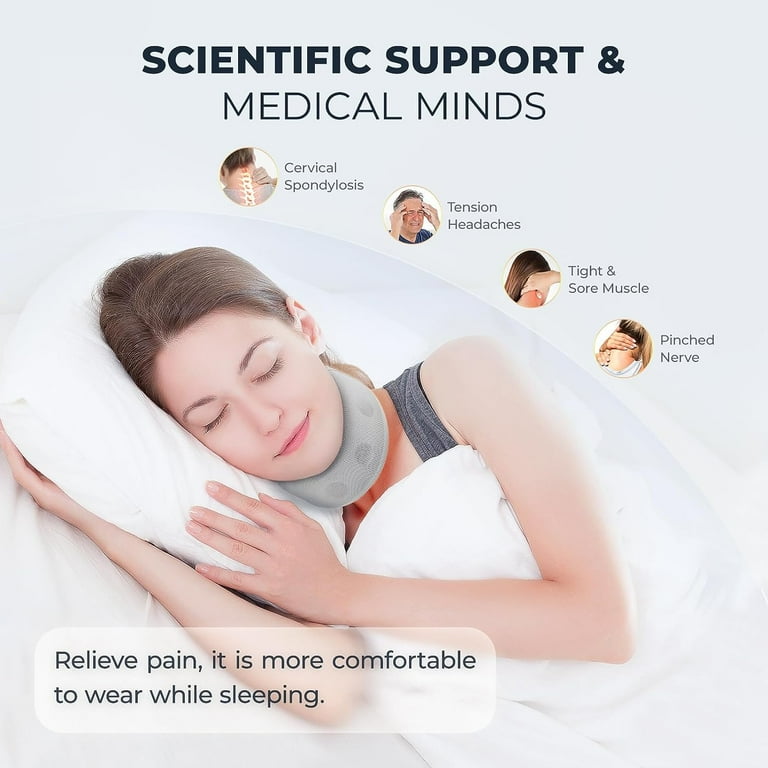 Sleeping with neck brace for satelite pinched nerve