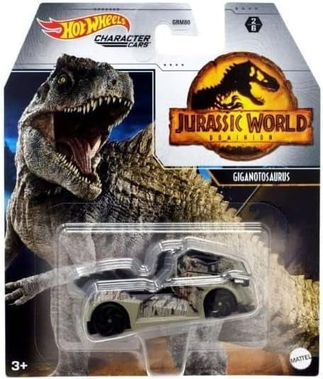 Hot Wheels Jurassic World Character Cars Set of 4 Diecast Vehicles from GRM80-956A Release