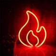 thumbnail image 5 of Giyblacko Night LightsFlame Neon Sign For Bedroom Wall Decor USB Or Battery Powered Fire Neon Sign Flame LED Neon Light Sign For Kids Living Room Bar Party Christmas Wedding Decor, 5 of 9