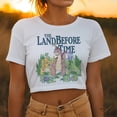 thumbnail image 2 of Camiseta de dinosaurio para mujer, diseñadora japonesa, camiseta de diseñadora de anime para mujer, ropa Y2K, 2 of 5