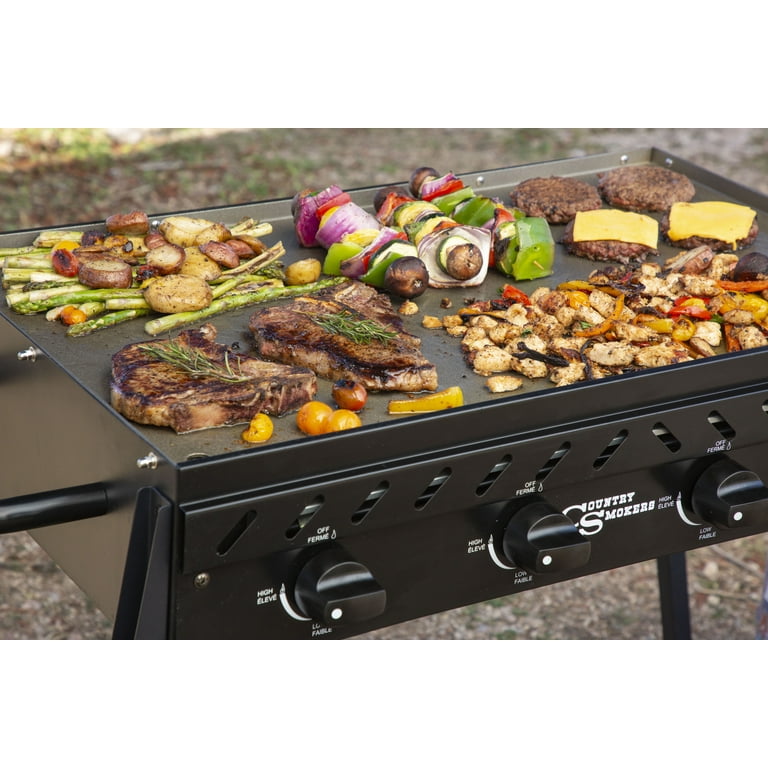 Country Smoker Plains 2-Burner Portable Gas Griddle
