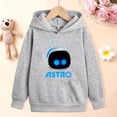 thumbnail image 4 of Nuevas sudaderas con capucha para niños Anime Astros Playroom con estampado de dibujos animados para niños Sudadera con capucha Harajuku para bebés pequeños Sudadera gris de manga larga Chaqueta de fe, 4 of 5