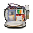 thumbnail image 2 of FORMRS Student Lunch Bag Insulated Reusable Cooler Box with Zipper Pockets, Purple Dragon Scales Pattern, 2 of 9