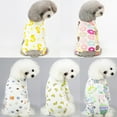thumbnail image 2 of LingStar Pet Coat Four Feet Printing Clothes Dog Spring Autumn Home Wear, 2 of 9