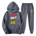 thumbnail image 4 of Jogging Suits for Men 2 Piece Set Letter Print Relaxed Fit Hoodie Sweatshirt and Joggers Sweatpants Sets Comfortable Fall Winter Long Sleeve Sport Suit with Pocket, 4 of 4