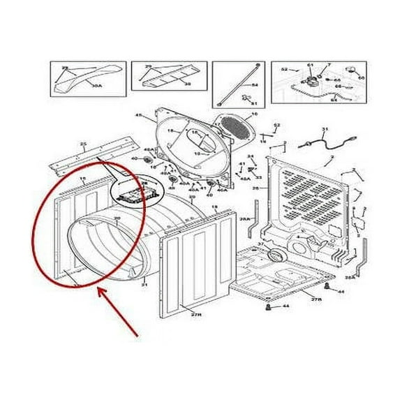 FRIGIDAIRE 134712696 PANEL - GENUINE OEM PART