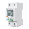 thumbnail image 1 of Smart Zigbee Circuit Breaker with Automatic Reclosure and LCD Display for Voltage & Current Monitoring - Mobile APP Controlled, Overcurrent and Leakage Protection, Din Rail Installation Required, 1 of 6