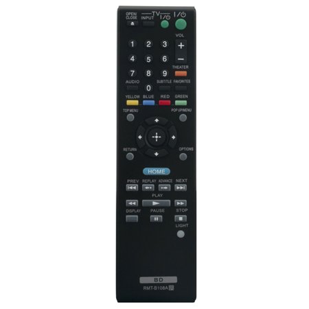 RMT-B108A Replace Remote for Sony Blu-ray Player BDP-S770 BDP-BX37 BDP-S1700ES