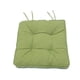 thumbnail image 1 of Inteprter Almohadillas de pana para silla, cojín y cálido con lazos, almohadilla gruesa antideslizante para sillas de comedor, Decoración del hogar Verde, 1 of 6