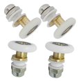 thumbnail image 5 of Shower Door Pulleys Bathroom Door Rollers Smooth Sliding Eccentric Wheel Design Load-Bearing 3.10X2.50X2.50CM 4Pcs, 5 of 5