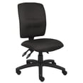 thumbnail image 1 of Boss Office Products Chaise de Travail Multifonction en Tissu avec Grande Base, Noire, 1 of 6
