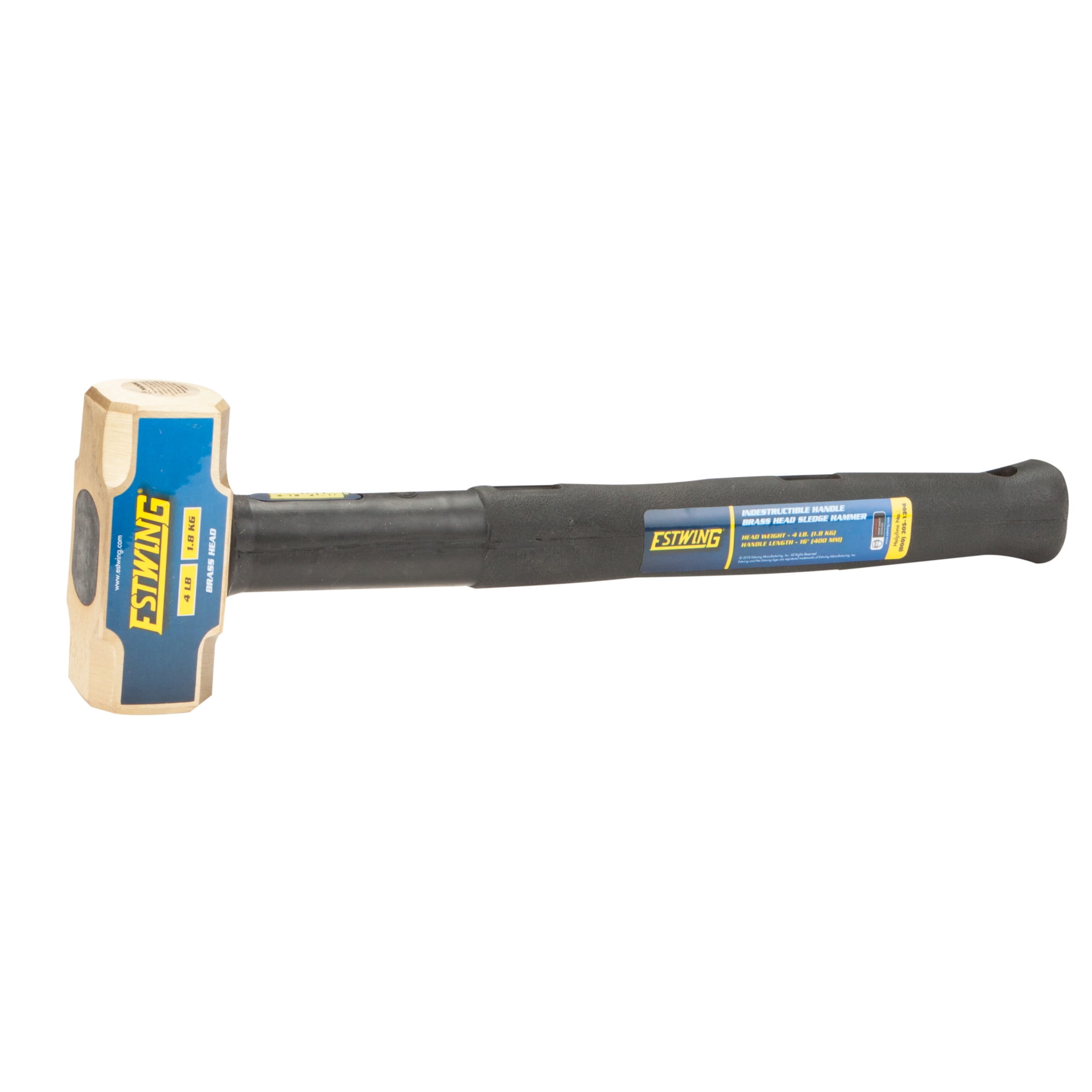 Indestructible Handle ESH-X/BR Details about   Estwing Brass Sledge Hammer