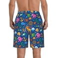 thumbnail image 3 of Kdxio Sea Fish Pattern Mens Casual Shorts - Drawstring Summer Beach Sports Shorts for Men, 3 of 5
