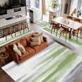 thumbnail image 5 of Sage Green Grey Ombre Area Rugs 4x6 for Living Room, Abstract Art Oil Painting Modern Non Slip Washable Rug Runner, Low Pile Indoor Floor Carpet Mat Bathroom Rugs for Bedroom, Kids Room, 5 of 9