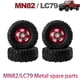 thumbnail image 5 of RC Car Parts RC Car Wheel Hubs and Tires Set for MN MODEL 1/12 MN82 LC79 MN78 Remote Control Car Acc, 5 of 5