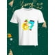 thumbnail image 1 of Creative Number 67 Fruit Pattern Short Sleeve T-Shirt Fashion Personalized Birthday Commemorative T-Shirt This T-shirt features a unique design with the number 67 made of fruits, perfect for celebrat, 1 of 6