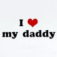 thumbnail image 2 of CafePress - I Love My Daddy Infant Bodysuit - Baby Light Bodysuit, Size Newborn - 24 Months, 2 of 4