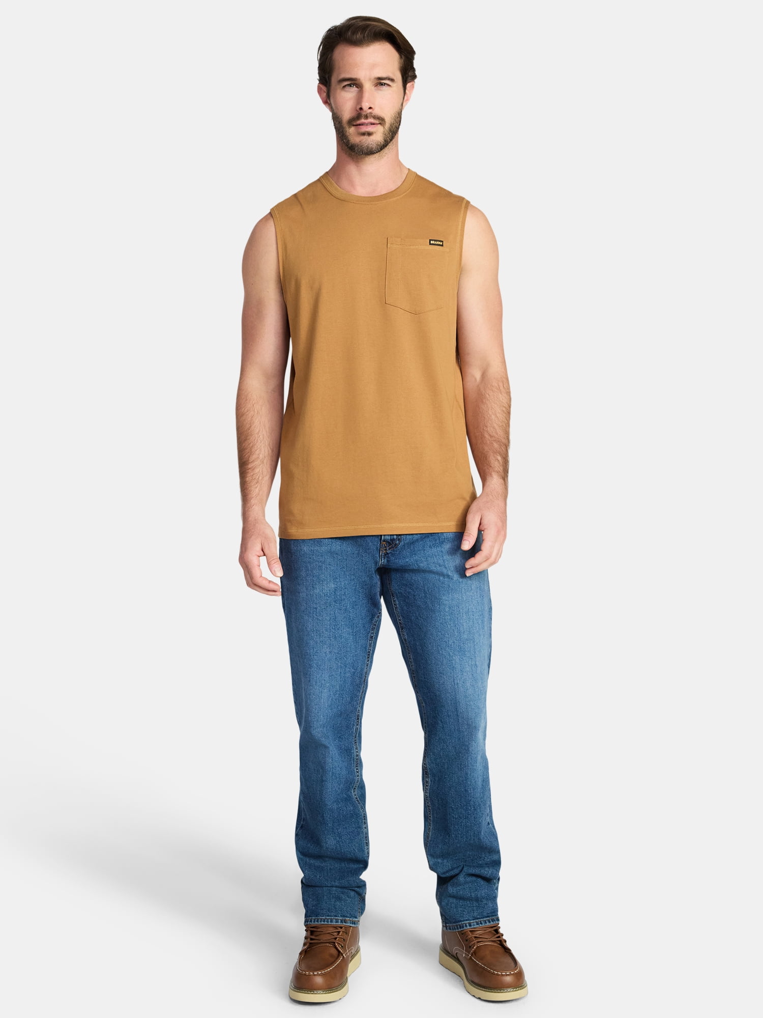 Brahma Men's & Big and Tall Men's Muscle Tee, Sizes S-3XL
