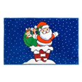 thumbnail image 3 of Carnation Home Fashions BM-XMAS-UP 19 x 31 in. Up on the Rooftop Bathroom Rug, Multi Color, 3 of 3