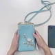 thumbnail image 4 of Cartera bandolera para mujer, para oficina y papelería, con compartimento para teléfono móvil, pequeña, tipo cartera., 4 of 5