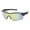 Black (Pink-Multi Mirror), variant on Kids Boys & Girls Sunglasses Sporty Wrap Around Half Rim Mirror Lens UV400 Green