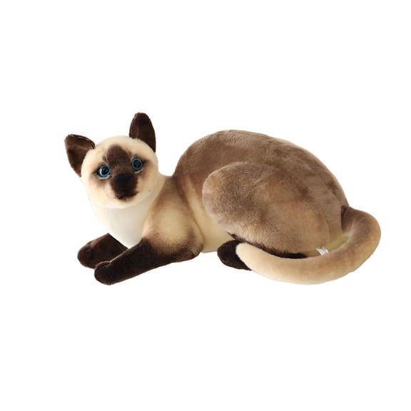 BESTSKY 2026 New Cat Stuffed Animal,26Cm Soft Fabric Cat Stuffy,Detailed Embroidery Lifelike Design Stuffed Animal Cat,Cute Cat Stuff Forkids,Teens,Collectors,Home,Bedroom,Sofa