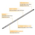 thumbnail image 5 of Uxcell Magnetic Double Ended Screwdriver Bit 6.35mm PH2 7.87" Length 1/4" Hex Shank S2 Steel Two Sided Phillips Cross Screw Driver Bit, 5 of 8