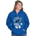 thumbnail image 5 of You Otter Know Im Number 1 Funny Pun Zip Up Hoodie Men's Women's Brisco Brands S, 5 of 5