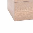 thumbnail image 3 of Benzara BM195404 Leatherette Upholstered Wooden Storage Box with Textured Surface, Gold - Set of 2, 3 of 3