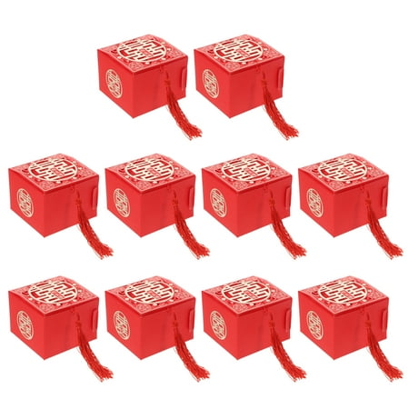 

NUOLUX Wedding Box Boxes Favor Candy Gift Party Chinese Shower Bridal Baby Chocolate Favorsbridesmaid Floral Groom Bride Return