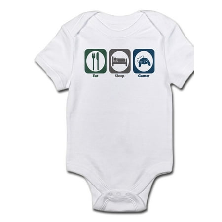 

CafePress - Eat Sleep Gamer Infant Bodysuit - Baby Light Bodysuit